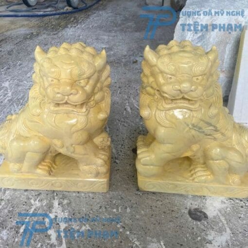 Kỳ Lân Đá Vàng Nhỏ Cao 60cm