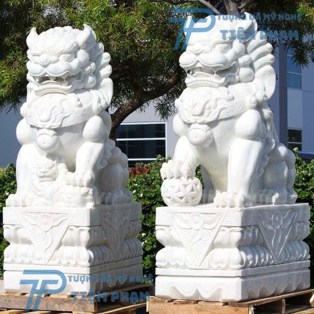 Cơ sở bán tượng Kỳ Lân đá tại Ninh Bình Tượng Kỳ Lân đá trắng tại Ninh Bình