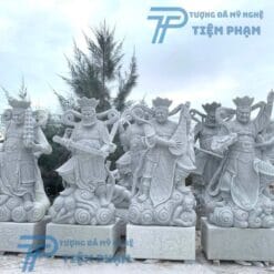 Bộ Tứ Đại Thiên Vường bằng đá tại xưởng