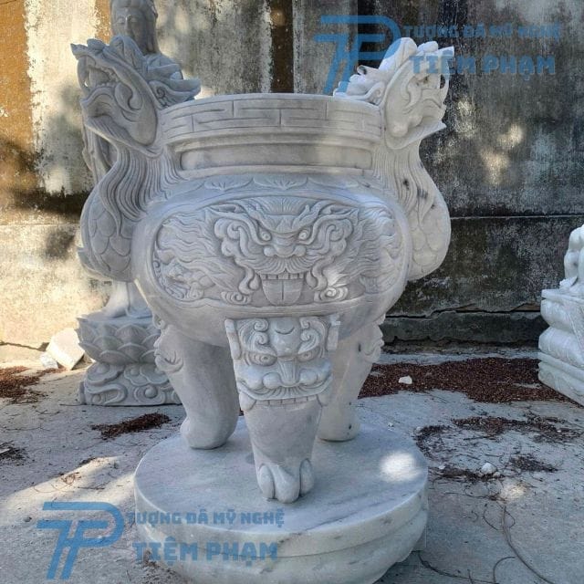 Nơi bán Lư Hương đá Quảng Ninh chất lượng, đẹp Lư hương đá Quảng Ninh đẹp đặt thờ gia tiên