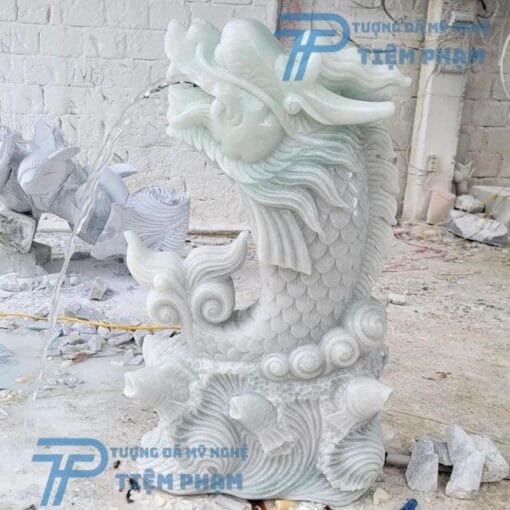 Tượng Cá Chép Hóa Rồng bằng đá cẩm thạch tại Điêu Khắc Đá Mỹ Nghệ Non Nước Đà Nẵng sẽ là điểm nhấn tuyệt vời cho không gian sống của bạn. Để tìm hiểu thêm, hãy gọi ngay đến hotline/zalo: 0774444005.