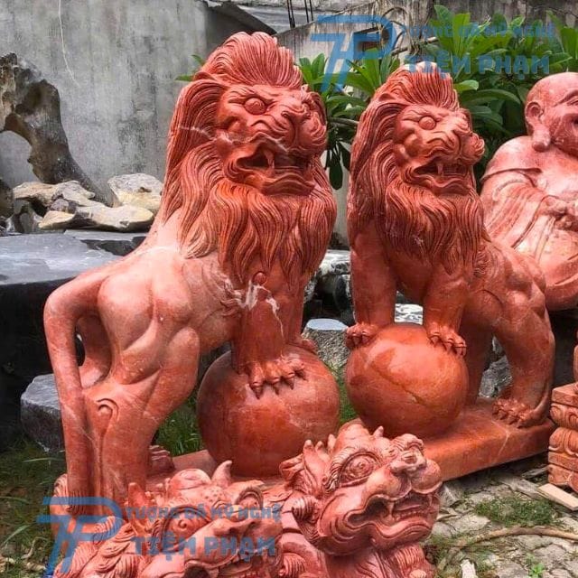 Cơ sở bán tượng Sư Tử đá Đồng Tháp uy tín, giá rẻ Tượng Sư Tử đá đặt trước resort tại Đồng Tháp