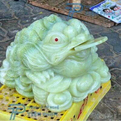 Tượng Thiềm Thừ Đá Xanh Tự Nhiên