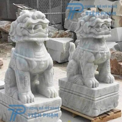 Tượng Nghê Việt bằng đá nguyên khối và tự nhiên