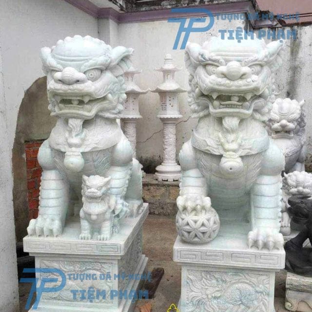 Mua tượng con Nghê đá Đồng Tháp – Giá xưởng uy tín Tiệm Phạm bán tượng con Nghê đá tại Đồng Tháp