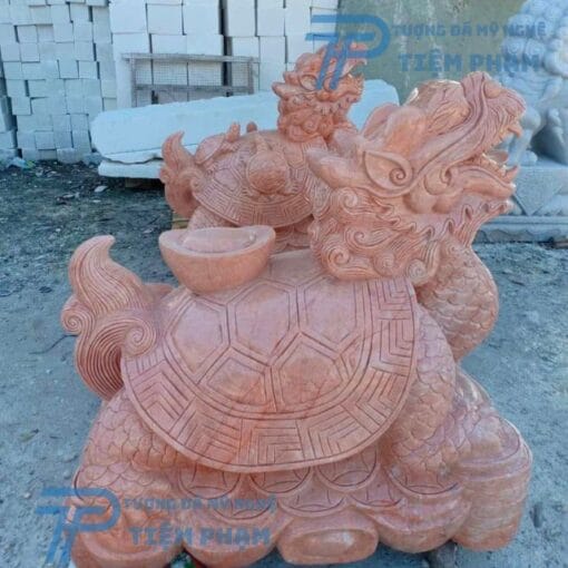 Tượng Long Quy đá tự nhiên giá rẻ tại xưởng Đà Nẵng