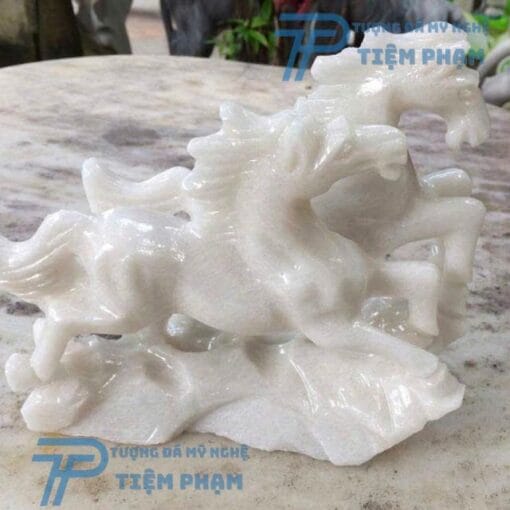 Tượng Ngựa Đá Phong Thủy đẹp size nhỏ