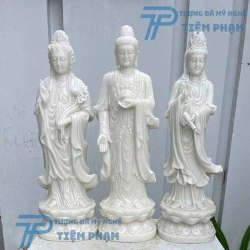Địa chỉ uy tín cung cấp tượng đá Tam Thế Phật nguyên khối, tự nhiên tại Đà Nẵng. Gọi ngay 0774444005 để nhận tư vấn miễn phí!