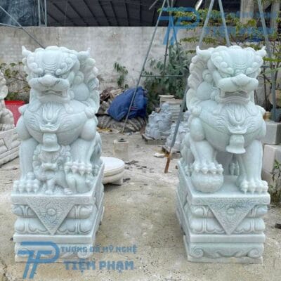 Cặp Kỳ Lân bằng đá phong thủy đẹp