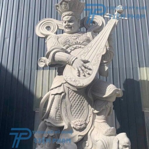 Tứ Đại Thiên Vương, Đông Trì Quốc Thiên Vương bằng đá