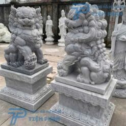 Kỳ Lân Đá Để Cổng Đẹp Cao 1m7