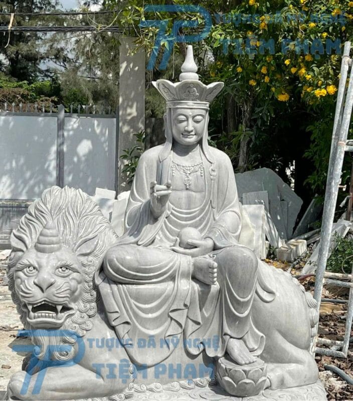 Nơi bán tượng phật Địa Tạng Vương bằng đá Yên Bái đẹp Tượng Phật Địa Tạng Vương bằng đá tự nhiên tại Yên Bái