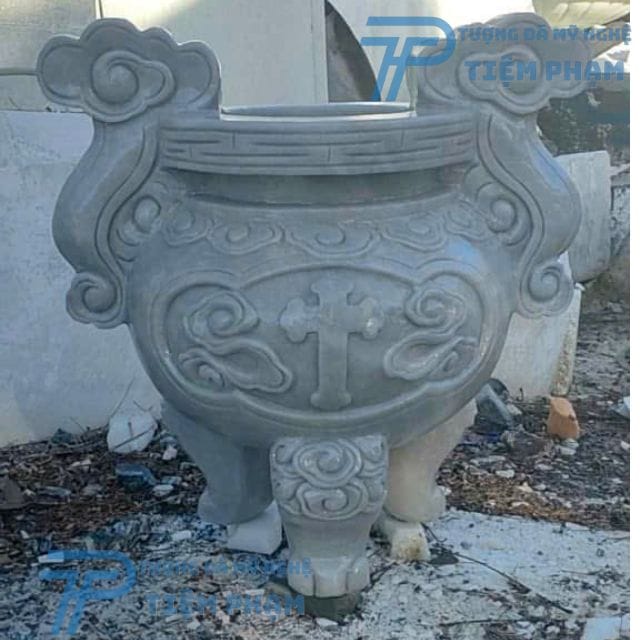 Nơi bán Lư Hương đá Quảng Ninh chất lượng, đẹp Lư hương đá Quảng Ninh chạm khắc thủ công đẹp mắt