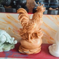 Tượng Gà Trống phong thủy bằng đá tự nhiên