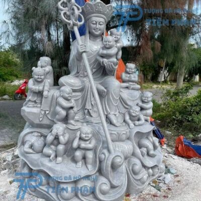 Tượng phật Địa Tạng bằng đá chất lượng