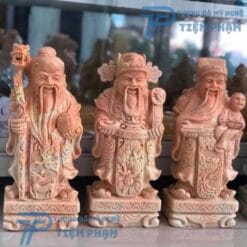 Tượng Phúc Lộc Thọ bằng đá nguyên khối