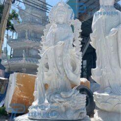 Tượng Quan Âm Cưỡi Rồng Bằng Đá (Ngự Long)