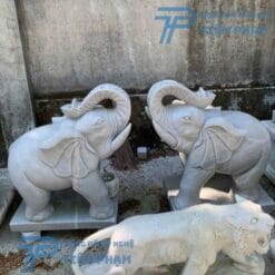 Tượng Voi Đá Đặt Trong Nhà