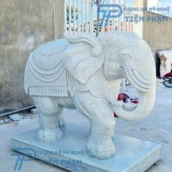 Tượng Voi Đá Trang Trí Sân Vườn Đẹp