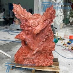 Tượng chim Phượng Hoàng trong bộ tứ linh bằng đá