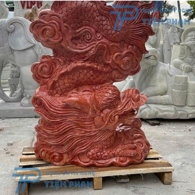 Tượng Tứ Linh bằng đá đặt sân vườn phong thủy