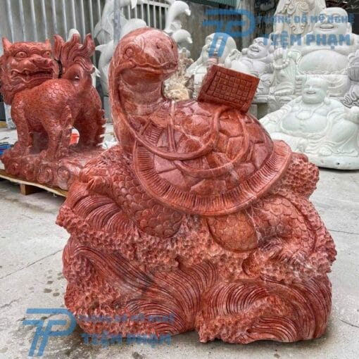 Tượng con Rùa trong bộ tứ linh bằng đá