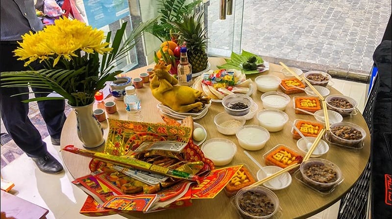 Cách cúng và Văn khấn khai trương cửa hàng, công ty chuẩn nhất Mâm cúng khai trương cửa hàng đầy đủ lễ vật đúng phong thủy