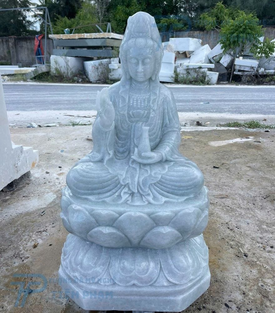 Điểm bán tượng Phật Quan Âm bằng đá tại TP HCM uy tín số 1 Tượng Quan Âm Bồ Tát bằng đá nguyên khối đẹp tại hcm