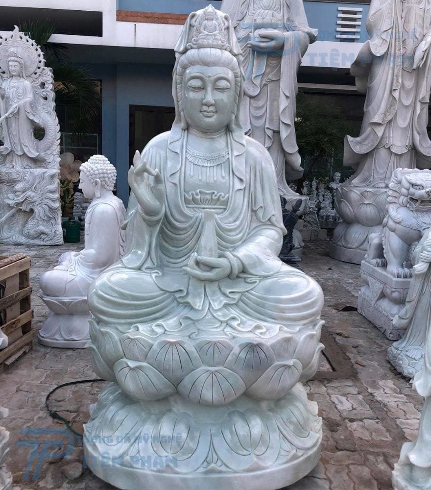 Điểm bán tượng Phật Quan Âm bằng đá tại TP HCM uy tín số 1 Tượng đá Quan Âm Bồ Tát đẹp tại xưởng hcm